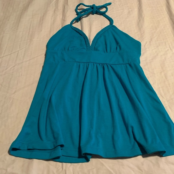Turquoise Halter Top - Picture 2 of 8